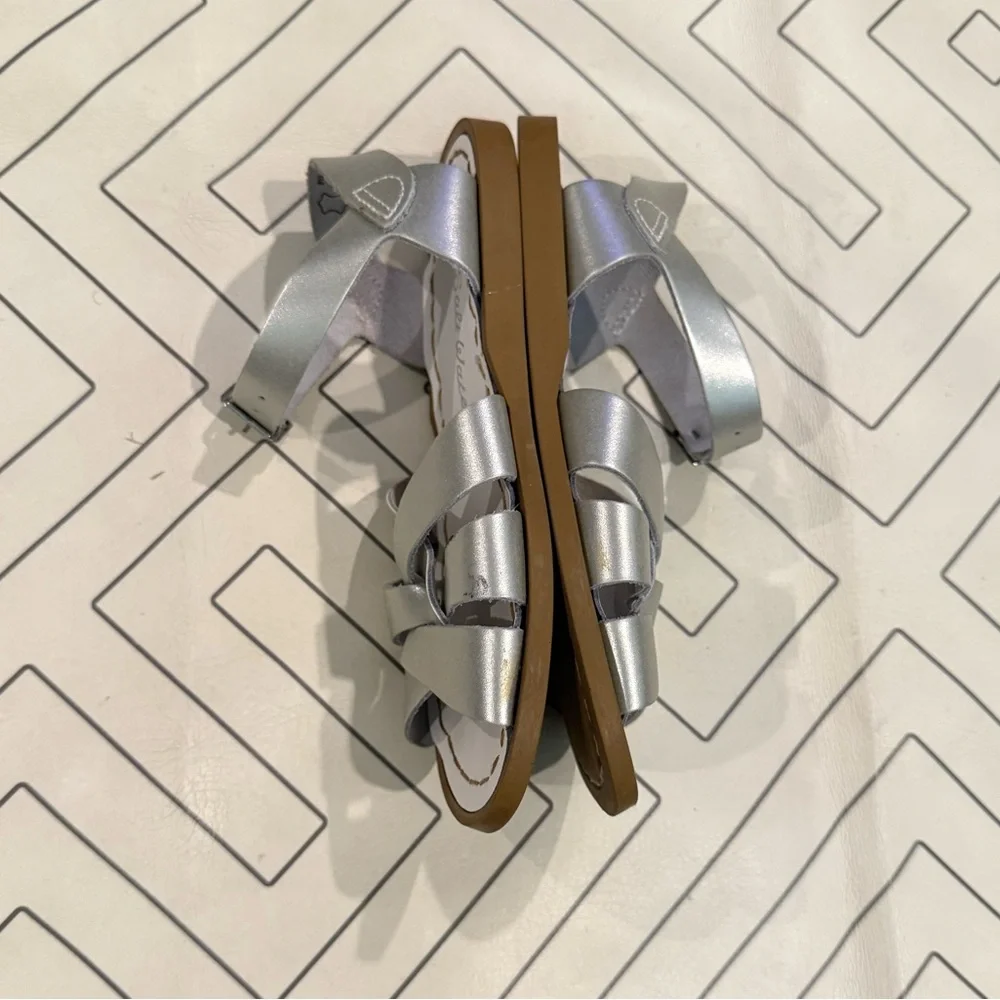 Salt Water Silver Sandals - Picture 8 of 14